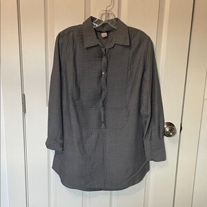 J. Crew Charcoal Cotton Shirt